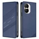 For Honor X40i Embossed Multi-functional Wallet Retro Leather Phone Case(Dark Blue) - 2