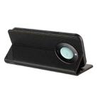 For Honor X9c Smart Embossed Multi-functional Wallet Retro Leather Phone Case(Black) - 3