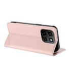 For Honor X6c Embossed Multi-functional Wallet Retro Leather Phone Case(Pink) - 3