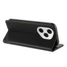 For Honor 400 Pro Global 160.8mm Embossed Multi-functional Wallet Retro Leather Phone Case(Black) - 3