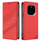 For Honor GT Pro Embossed Multi-functional Wallet Retro Leather Phone Case(Red) - 2