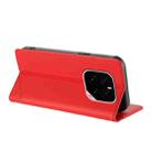 For Honor GT Pro Embossed Multi-functional Wallet Retro Leather Phone Case(Red) - 3