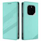 For Honor GT Pro Embossed Multi-functional Wallet Retro Leather Phone Case(Mint Green) - 2