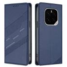 For Honor GT Pro Embossed Multi-functional Wallet Retro Leather Phone Case(Dark Blue) - 2