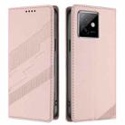 For Honor X60 GT Embossed Multi-functional Wallet Retro Leather Phone Case(Pink) - 2