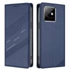 For Honor X60 GT Embossed Multi-functional Wallet Retro Leather Phone Case(Dark Blue) - 2