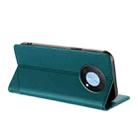 For Huawei Enjoy 50 Pro / nova Y90 Embossed Multi-functional Wallet Retro Leather Phone Case(Dark Green) - 3