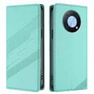 For Huawei Enjoy 50 Pro / nova Y90 Embossed Multi-functional Wallet Retro Leather Phone Case(Mint Green) - 2