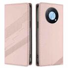 For Huawei Enjoy 50 Pro / nova Y90 Embossed Multi-functional Wallet Retro Leather Phone Case(Pink) - 2