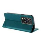 For Huawei Enjoy 70 Embossed Multi-functional Wallet Retro Leather Phone Case(Dark Green) - 3