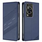 For Huawei Enjoy 70 Embossed Multi-functional Wallet Retro Leather Phone Case(Dark Blue) - 2