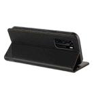 For Huawei P40 Embossed Multi-functional Wallet Retro Leather Phone Case(Black) - 3