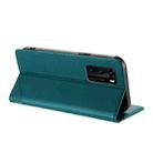 For Huawei P40 Embossed Multi-functional Wallet Retro Leather Phone Case(Dark Green) - 3