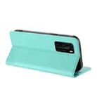 For Huawei P40 Embossed Multi-functional Wallet Retro Leather Phone Case(Mint Green) - 3