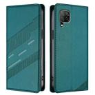 For Huawei P40 Lite 4G / nova 6 SE Embossed Multi-functional Wallet Retro Leather Phone Case(Dark Green) - 2