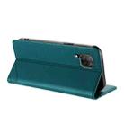 For Huawei P40 Lite 4G / nova 6 SE Embossed Multi-functional Wallet Retro Leather Phone Case(Dark Green) - 3