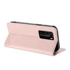 For Huawei P40 Pro Embossed Multi-functional Wallet Retro Leather Phone Case(Pink) - 3