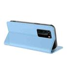 For Huawei P40 Pro Embossed Multi-functional Wallet Retro Leather Phone Case(Light Blue) - 3