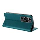 For Huawei P60 / P60 Pro Embossed Multi-functional Wallet Retro Leather Phone Case(Dark Green) - 3