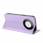 For Huawei Mate 60 Pro / 60 Pro+ Embossed Multi-functional Wallet Retro Leather Phone Case(Light Purple) - 3
