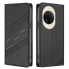 For Huawei nova 14 Embossed Multi-functional Wallet Retro Leather Phone Case(Black) - 2