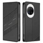 For Huawei nova 14 Pro Embossed Multi-functional Wallet Retro Leather Phone Case(Black) - 2