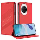 For Huawei nova 14 Pro Embossed Multi-functional Wallet Retro Leather Phone Case(Red) - 1