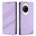 For Huawei nova 14 Ultra Embossed Multi-functional Wallet Retro Leather Phone Case(Light Purple) - 2