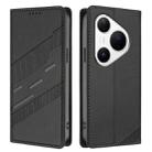 For Huawei Pura 80 Pro Embossed Multi-functional Wallet Retro Leather Phone Case(Black) - 2
