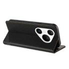 For Huawei Pura 80 Pro Embossed Multi-functional Wallet Retro Leather Phone Case(Black) - 3