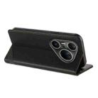 For Huawei Pura 80 Pro Ultra Embossed Multi-functional Wallet Retro Leather Phone Case(Black) - 3
