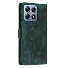 For Xiaomi 14T Pro Mandala Embossed Retro Frosted Leather Phone Case(Green) - 3