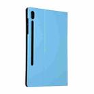 For Samsung Galaxy Tab S8+ / Tab S8 Plus /  Tab S7 FE / Tab S7+ / T970 Horizontal Flip Elasticity PU + TPU Leather Case with Holder(Blue) - 2