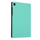 For Samsung Galaxy Tab A7 / T500 Horizontal Flip Elasticity PU + TPU Leather Case with Holder(Mint Green) - 3