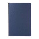 For Samsung Galaxy Tab A7 / T500 Horizontal Flip Elasticity PU + TPU Leather Case with Holder(Dark Blue) - 2