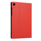 For Samsung Galaxy Tab A7 / T500 Horizontal Flip Elasticity PU + TPU Leather Case with Holder(Red) - 2