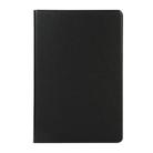 For Samsung Galaxy Tab A7 / T500 Horizontal Flip Elasticity PU + TPU Leather Case with Holder(Black) - 2