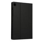 For Samsung Galaxy Tab A7 / T500 Horizontal Flip Elasticity PU + TPU Leather Case with Holder(Black) - 3