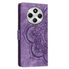 For Redmi 14C / A4 5G Mandala Embossed Retro Frosted Leather Phone Case(Purple) - 3
