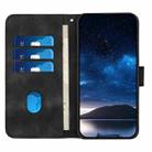 For TCL 50 NxtPaper Grid Butterfly Embossed Pattern Flip Leather Phone Case with Lanyard(Black) - 3