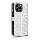 For Doogee Note 58 / Note 58 Pro Honeycomb Dot Texture Leather Phone Case(Silver) - 3
