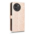 For Doogee Note 59 / Note 59 Pro Honeycomb Dot Texture Leather Phone Case(Gold) - 3