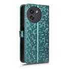 For Doogee Note 59 / Note 59 Pro Honeycomb Dot Texture Leather Phone Case(Green) - 3