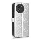 For Doogee Note 59 / Note 59 Pro Honeycomb Dot Texture Leather Phone Case(Silver) - 3