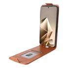 For Infinix Note 50 4G / Note 50 Pro 4G Magnetic Vertical Flip Leather Phone Case with Buckle(Brown) - 3