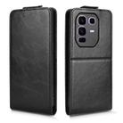 For Infinix Note 50 Pro+ Magnetic Vertical Flip Leather Phone Case with Buckle(Black) - 2