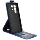 For Infinix Note 50 Pro+ Magnetic Vertical Flip Leather Phone Case with Buckle(Blue) - 3