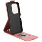 For Infinix Note 50x Magnetic Vertical Flip Leather Phone Case with Buckle(Rose Gold) - 3