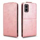 For Infinix GT 30 Pro Magnetic Vertical Flip Leather Phone Case with Buckle(Rose Gold) - 2