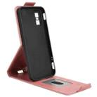 For Infinix GT 30 Pro Magnetic Vertical Flip Leather Phone Case with Buckle(Rose Gold) - 3